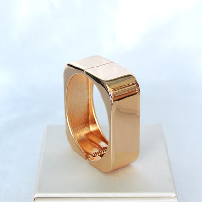 Bracelete - Banho de ouro 18K - Retangular